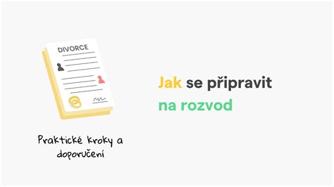 Jak se připravit na rozvod manželství 